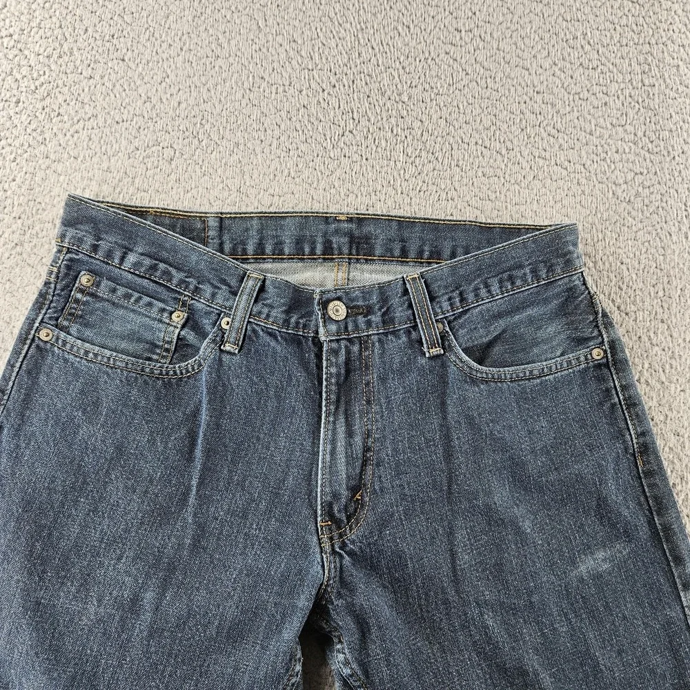 Levis Jeans Mens‎ 34x34 Blue 514 Straight Leg Medium Wash Zip Fly Denim Classic
